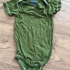 Kickee Pants Olive One-Piece Bodysuit in Green